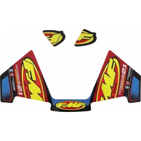 Αυτοκόλλητο FMF DECAL PC2.1 TITANIUM(3PC) Αυτοκόλλητο FMF DECAL PC2.1 TITANIUM(3PC)