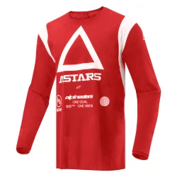 Μπλούζα μηχανής motocross ALPINESTARS TECHDURA RED Μπλούζα μηχανής motocross ALPINESTARS TECHDURA RED