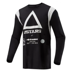 Μπλούζα μηχανής motocross ALPINESTARS TECHDURA BLACK Μπλούζα μηχανής motocross ALPINESTARS TECHDURA BLACK
