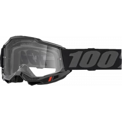 Μάσκα μοτοσυκλέτας για motocross 100% ACCURI2 OTG BLACK-CLEAR Μάσκα μοτοσυκλέτας για motocross 100% ACCURI2 OTG BLACK-CLEAR