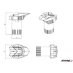 Προστατευτικά μανιτάρια μηχανής PUIG R19 HONDA CBR500R 16-18 thumb