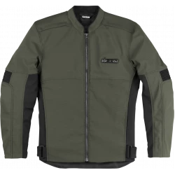 Υφασμάτινο μπουφάν μοτοσυκλέτας ICON SLABTOWN CE GN