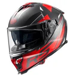 Κράνος μηχανής PREMIER TYPHOON RS 92 BLACK RED MAT FULL FACE