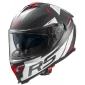 Κράνος μηχανής PREMIER TYPHOON RS 2 BLACK WHITE RED MAT FULL FACE thumb