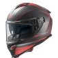 Κράνος μηχανής PREMIER TYPHOON FR 92 BLACK RED MAT FULL FACE thumb