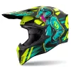 Κράνος motocross AIROH WRAAAP CYBER YELLOW MATT