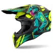 Κράνος μηχανής AIROH WRAAAP CYBER YELLOW MATT thumb