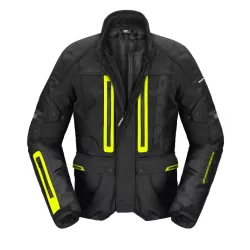 Υφασμάτινο μπουφάν μοτοσυκλέτας SPIDI TRAVELER 3 EVO BLACK/YELLOW FLUO Υφασμάτινο μπουφάν μοτοσυκλέτας SPIDI TRAVELER 3 EVO BLACK/YELLOW FLUO