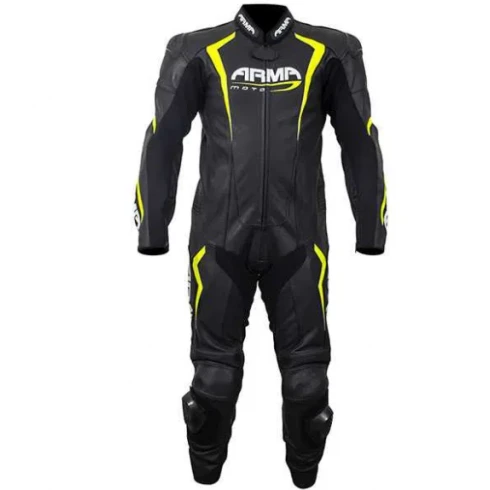 Δερμάτινη φόρμα αναβάτη ARMR YELLOW Δερμάτινη φόρμα αναβάτη ARMR YELLOW