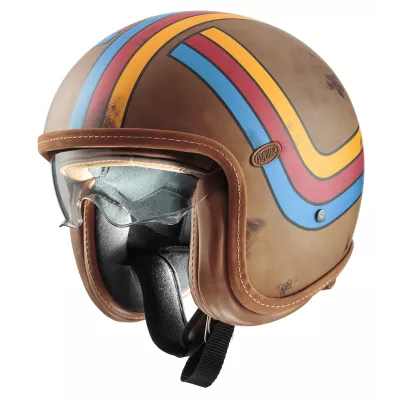 Κράνος μηχανής Premier Vintage Platinum Edition