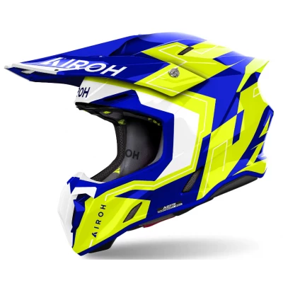 Κράνος μηχανής AIROH TWIST 3 DIZZY BLUE/YELLOW GLOSS Κράνος μηχανής AIROH TWIST 3 DIZZY BLUE/YELLOW GLOSS