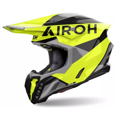 Κράνος μηχανής AIROH TWIST 3 KING YELLOW GLOSS