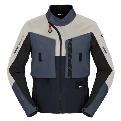 Υφασμάτινο μπουφάν μοτοσυκλέτας SPIDI FRONTIER ICE/BLUE Υφασμάτινο μπουφάν μοτοσυκλέτας SPIDI FRONTIER ICE/BLUE