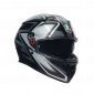 Κράνος μηχανής AGV K3 COMPOUND MATT ΜΑΥΡΟ/ΓΚΡΙ thumb