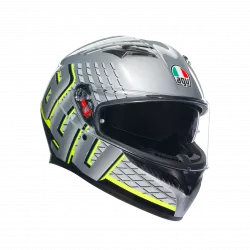 Κράνος μηχανής AGV K3 - FORTIFY GREY/BLACK/YELLOW FLUO Κράνος μηχανής AGV K3 - FORTIFY GREY/BLACK/YELLOW FLUO