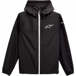 Μπουφάν μηχανής ALPINESTARS TREQ WINDBREAKER BLACK/WHITE Μπουφάν μηχανής ALPINESTARS TREQ WINDBREAKER BLACK/WHITE