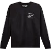 Μπλούζα ALPINESTARS TEE LS AUTHENTIC BLACK