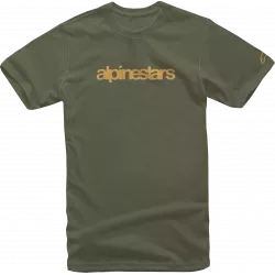 T-shirt μοτοσυκλέτας ALPINESTARS TEE HERITAGE GRN/GLD T-shirt μοτοσυκλέτας ALPINESTARS TEE HERITAGE GRN/GLD