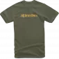 T-shirt μοτοσυκλέτας ALPINESTARS TEE HERITAGE GRN/GLD thumb