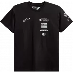 T-shirt μοτοσυκλέτας ALPINESTARS TEE H-BLOCK BLACK T-shirt μοτοσυκλέτας ALPINESTARS TEE H-BLOCK BLACK