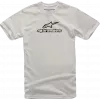 T-shirt μοτοσυκλέτας ALPINESTARS TEE WORDMARK NAT/BK