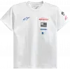 T-shirt μοτοσυκλέτας ALPINESTARS TEE H-BLOCK WHITE