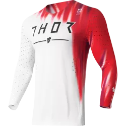 Μπλούζα μηχανής motocross THOR PRIME FREEZE WHITE RED Μπλούζα μηχανής motocross THOR PRIME FREEZE WHITE RED