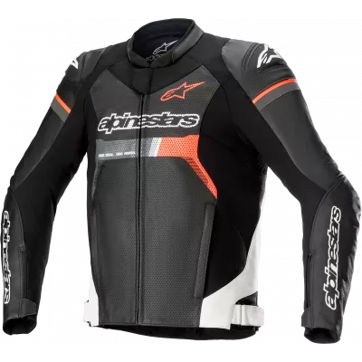 Δερμάτινο μπουφάν μηχανής ALPINESTARS GP Force Airflow BWR Δερμάτινο μπουφάν μηχανής ALPINESTARS GP Force Airflow BWR