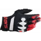 Γάντια μηχανής ALPINESTARS HALO BLK/WT/RD thumb