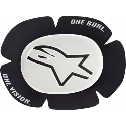 Σετ ξύστρες αναβάτη ALPINESTARS GP Sport Evo WHITE/BLACK Σετ ξύστρες αναβάτη ALPINESTARS GP Sport Evo WHITE/BLACK