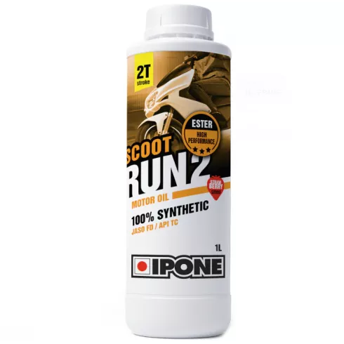 Λάδι μηχανής 2T IPONE SCOOT RUN 2 ΦΡΑΟΥΛΑ - 1 λίτρο Λάδι μηχανής 2T IPONE SCOOT RUN 2 ΦΡΑΟΥΛΑ - 1 λίτρο