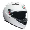 Κράνος μηχανής AGV K3 E2206 - MONO SETA ΛΕΥΚΟ thumb