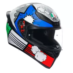 Κράνος μηχανής AGV K1 S E2206 BANG MATT ITALY/ΜΠΛΕ Κράνος μηχανής AGV K1 S E2206 BANG MATT ITALY/ΜΠΛΕ