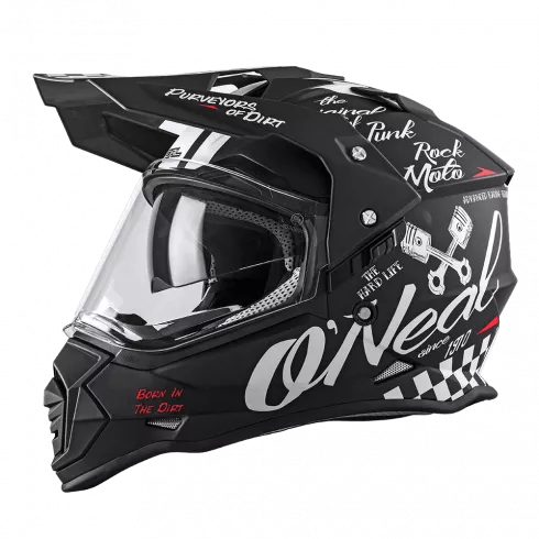 Κράνος μηχανής motocross O'NEAL SIERRA II TORMENT V.23 BLACK/WHITE Κράνος μηχανής motocross O'NEAL SIERRA II TORMENT V.23 BLACK/WHITE
