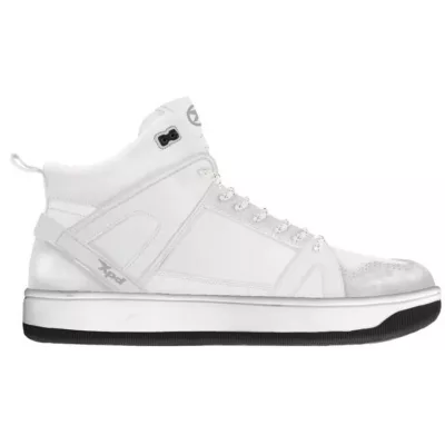 Μποτάκια μηχανής XPD MOTO-1 Leather White