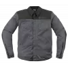 Υφασμάτινο μπουφάν μοτοσυκλέτας ICON UPSTATE MESH CE GREY