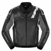 Δερμάτινο μπουφάν μηχανής SPIDI DP PROGRESSIVE LEATHER Black/White