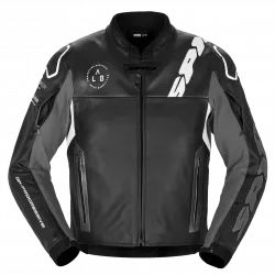 Δερμάτινο μπουφάν μηχανής SPIDI DP PROGRESSIVE LEATHER Black/White Δερμάτινο μπουφάν μηχανής SPIDI DP PROGRESSIVE LEATHER Black/White