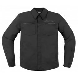 Υφασμάτινο μπουφάν μοτοσυκλέτας ICON UPSTE CANVAS CE BLACK Υφασμάτινο μπουφάν μοτοσυκλέτας ICON UPSTE CANVAS CE BLACK