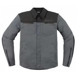 Υφασμάτινο μπουφάν μοτοσυκλέτας ICON UPSTE CANVAS CE GREY Υφασμάτινο μπουφάν μοτοσυκλέτας ICON UPSTE CANVAS CE GREY