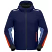 Ζακέτα μηχανής SPIDI HOODIE ARMOR LIGHT Navy/Red thumb