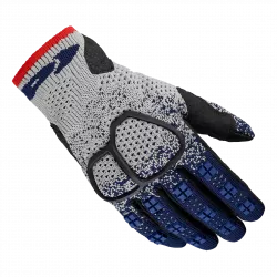Υφασμάτινα γάντια μοτοσυκλέτας SPIDI CROSS KNIT Blue