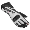Γυναικεία δερμάτινα γάντια μηχανής SPIDI STR-6 ΜΑΥΡΟ/ΛΕΥΚΟ thumb