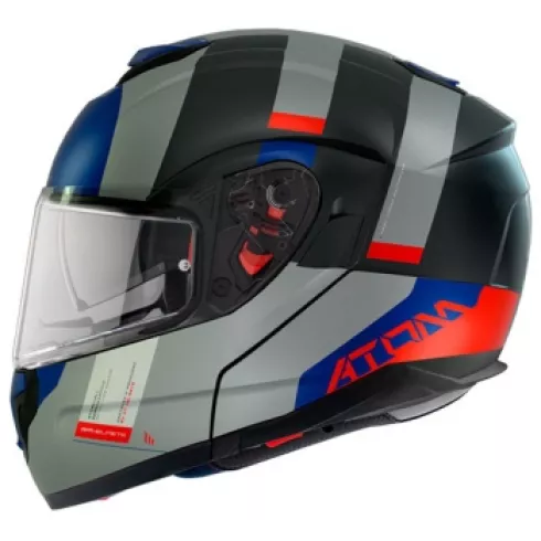 Κράνος μηχανής MT ATOM SV GOREX C12 MATT TITANIUM FLIP-UP Κράνος μηχανής MT ATOM SV GOREX C12 MATT TITANIUM FLIP-UP