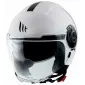 Κράνος μηχανής MT VIALE S SOLID A0 GLOSS ΛΕΥΚΟ JET - OPEN FACE thumb