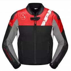 Δερμάτινο μπουφάν μηχανής SPIDI DP PROGRESSIVE HYBRID PERFORATED Red Δερμάτινο μπουφάν μηχανής SPIDI DP PROGRESSIVE HYBRID PERFORATED Red