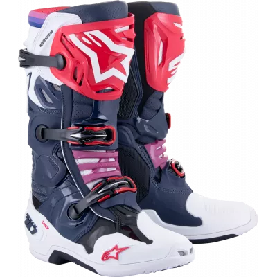 Μπότες μηχανής ALPINESTARS TECH 10 SUPERVENTED RAINBOW