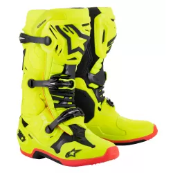 Μπότες μηχανής ALPINESTARS TECH 10 YLW/BK/RD Μπότες μηχανής ALPINESTARS TECH 10 YLW/BK/RD