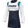Γυναικεία μπλούζα motocross THOR WOMEN'S PULSE REV ΜΠΛΕ/ΛΕΥΚΟ