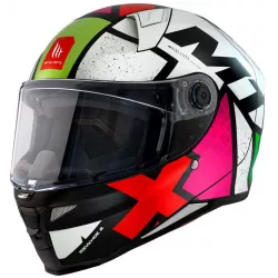 Κράνος μηχανής MT REVENGE 2 S LIGHT C0 PEARL GLOSS FULL FACE